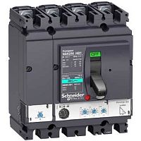 Автоматический выключатель 4П MIC2.2 100A NSX100HB1 (75кА при 690B) | код. LV433303 | Schneider Electric 